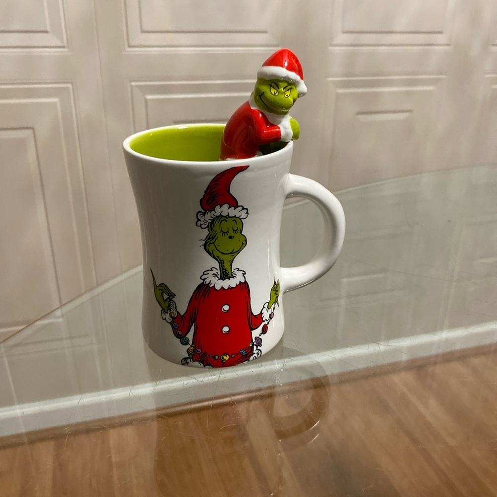 The Grinch Christmas 3D Mug, 'Twas The Night Before Grinchmas, 12oz Ceramic Cup